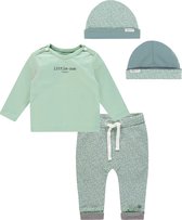 Noppies set (3delig) Mint broekje, shirt en mutsje - Maat 56