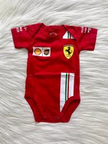New Limited Edition F1 Scuderia Ferrari Racing romper jersey 100% cotton | Red Edition | Size S | Maat 62/68