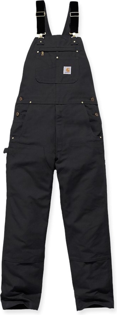 Carhartt 102776 Bib Overall - Black - W30/L32