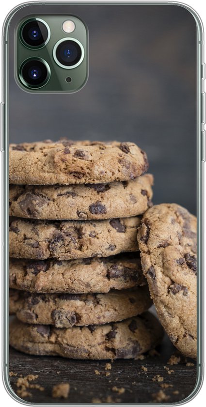 Coque iPhone 11 Pro Max - Cookies aux pépites de chocolat - Siliconen |  bol.com