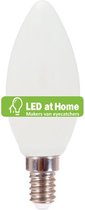 LEDatHOME - LED Oliva Milky 6W E14 2700K lamp