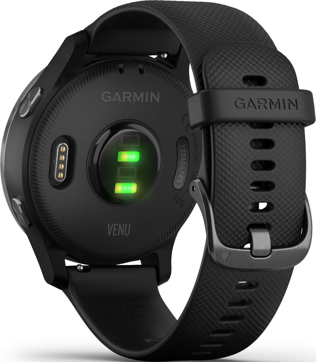 Garmin VENU Health Smartwatch - Amoled touchscreen - Stappenteller - 5 dagen batterij - Zwart/Gunmetal thumbnail 5