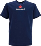 Dsquared2 Jongens Maple Leaf T-shirt Donkerblauw maat 152