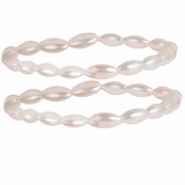 Set Armband-Parel-Stretch-Ivoor-Charme Bijoux