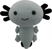 Winkrs | Axolotl Knuffel | Donkergrijs | dieren, vissen, knuffel, pluche | 20 cm