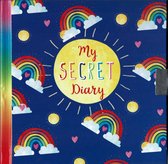 My Secret Diary - Dagboek met slotje - Blauw - 15x15cm