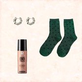 Jobo By JET - gift set - Zilver - Groen- BYROKKO - BB cream - Sieraden - Accessiores - Dames geschenk set