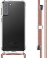 iMoshion Backcover met koord Samsung Galaxy S21 FE hoesje - Rosé Goud