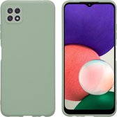 iMoshion Color Backcover Samsung Galaxy A22 (5G) hoesje - groen