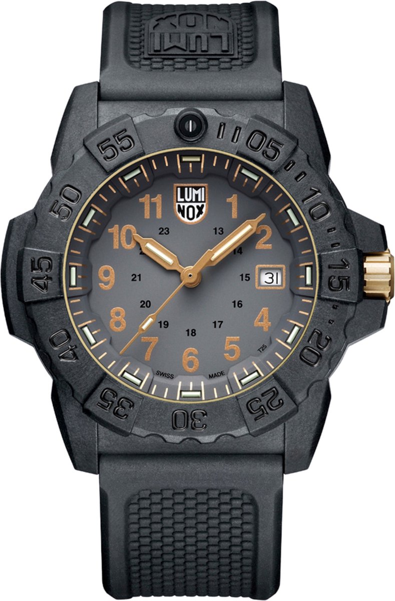 Navy seal series XS.3508.GOLD Mannen Quartz horloge