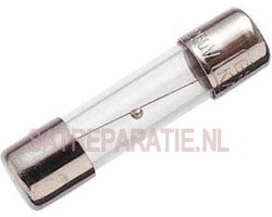 Glaszekering T6.3A 250V - 5x20 mm - trage uitschakelkarakteristiek - 2 stuks