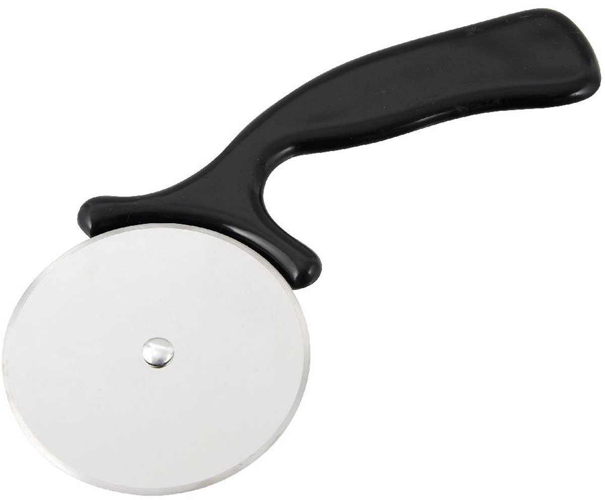 Fackelmann Basic Pizzasnijder 16 cm Zwart PP/RVS