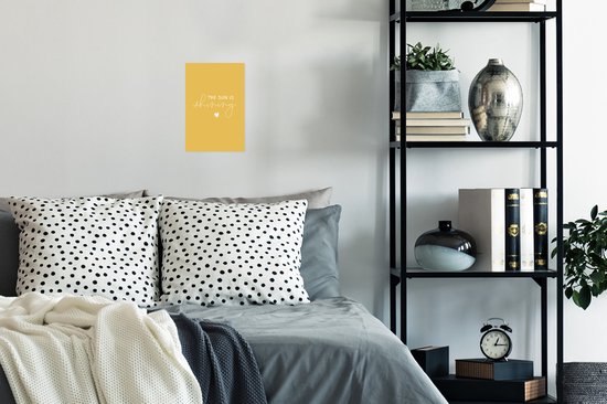 Affiche Citations - Proverbes - Le soleil brille - 20x30 cm