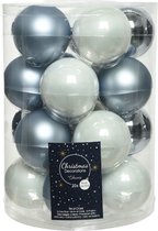 Kerstballen - 20 Stuks - 6CM - Blauwtinten