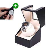 Watchwinder – Automatische horloge doos voor 1 horloge - Horloge Opwinder – Doos – Box - Inclusief horlogedoekje