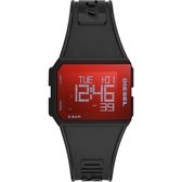 Diesel heren horloge Digitaal quartz One Size Zwart 32019162