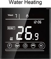 TechU™ Smart Thermostat Vita avec Wifi - Zwart - Google Assistant & Alexa - Application & Wifi Gratuits - Chauffe Water Chaudière