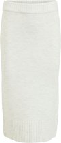 Vila VIMELIA PENCIL KNIT SKIRT/SU Dames Super Light Grey Melange- maat XL