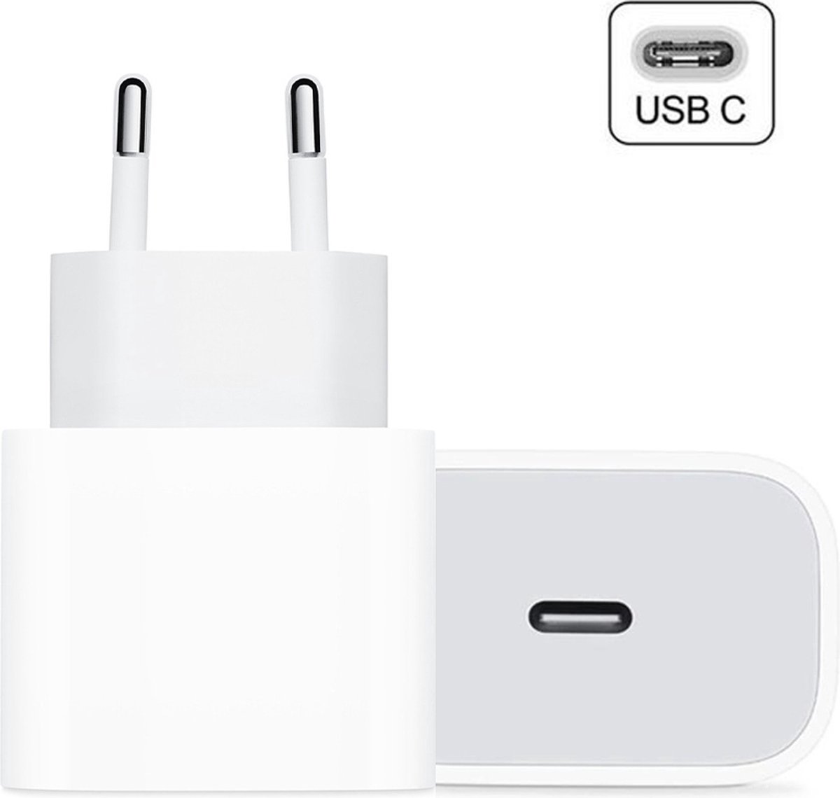 Quick Charge USB-C stekker – geschikt voor Apple iPhone 13 – iPhone lader –  iPhone 13... | bol.com