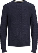 JACK&JONES PREMIUM JPRBLUBARNES KNIT STRUCTURE CREW NECK Heren Trui - Maat M