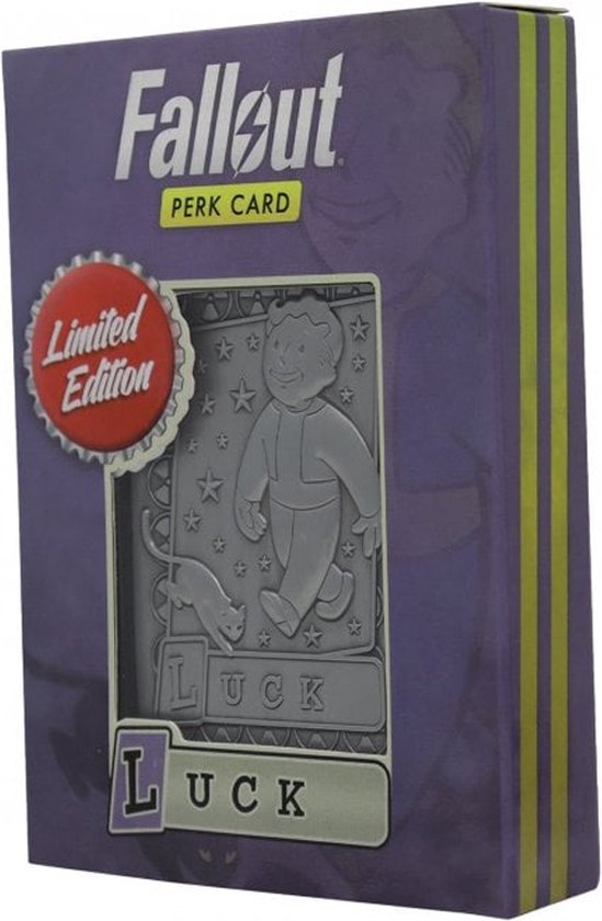 Afbeelding van het spel Fallout – Limited Edition Perk Card – Luck