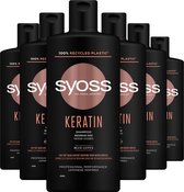 Bol.com SYOSS Keratin Shampoo 6x 440ml - Grootverpakking aanbieding