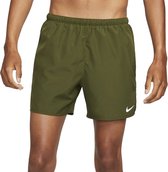 Nike Challenger Short 5" Sportbroek - Maat XL  - Mannen - groen