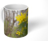 Mok - Sierlijke mimosa bloem - 350 ML - Beker