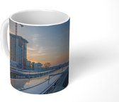 Mok - Koffiemok - Architectuur - Utrecht - Zon - Mokken - 350 ML - Beker - Koffiemokken - Theemok