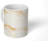 Mok - Marmer - Patronen - Wit - 350 ML - Beker