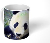 Mok - Koffiemok - Panda - Dier - Bladeren - Mokken - 350 ML - Beker - Koffiemokken - Theemok