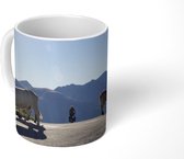 Mok - Koffiemok - Schotse hooglander - Licht - Berg - Natuur - Mokken - 350 ML - Beker - Koffiemokken - Theemok