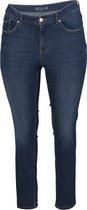 EVIVA - Jeans broek slim fit met hoge taille - blauw