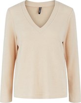 Pieces T-shirt Pccircle Ls Top Bc 17115151 Dawn/melange Dames Maat - S