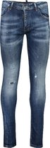 My Brand Jeans Blauw Aansluitend - Maat W28 - Heren - Herfst/Winter Collectie - Katoen;Elastaan