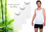 Bamboo Essentials - Bamboe Hemden Heren - Onderhemd Heren - 3-pack - Wit - L - Tanktop Heren - Bamboo - Ondergoed Heren - Hemd Heren