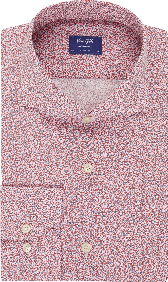 Van Gils - Bloemenprint overhemd Heren
