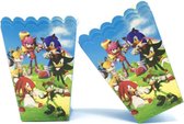 6 stuks popcorn doosjes Sonic 14*9*6cm