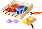ontbijtset junior 40 x 35 cm hout 11-delig