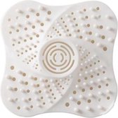 FSW-Products - 1 Stuk - Silicone afvoerstop - Afvoerplug - Wit - Anti haar afvoer stop - Siliconen afvoerstopper - Wastafel - Gootsteen - Spoelbak - Bad - Badkamer - Douchebak - Ke