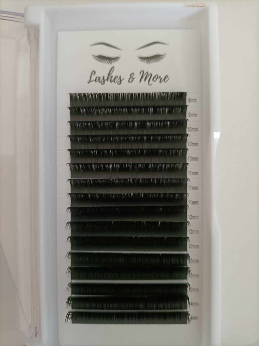 Bol.com Wimperextensions One by one D krul 0.20mm, lengte 12 mm aanbieding