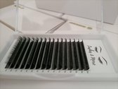 Lashes & More wimperextensions – Autofan Lashes  - D Krul – Dikte 0.05 – Lengte mixed – 16 rijen in een tray – Russian Volume – Easy Fanning lashes – Volume lashes - nepwimpers - V