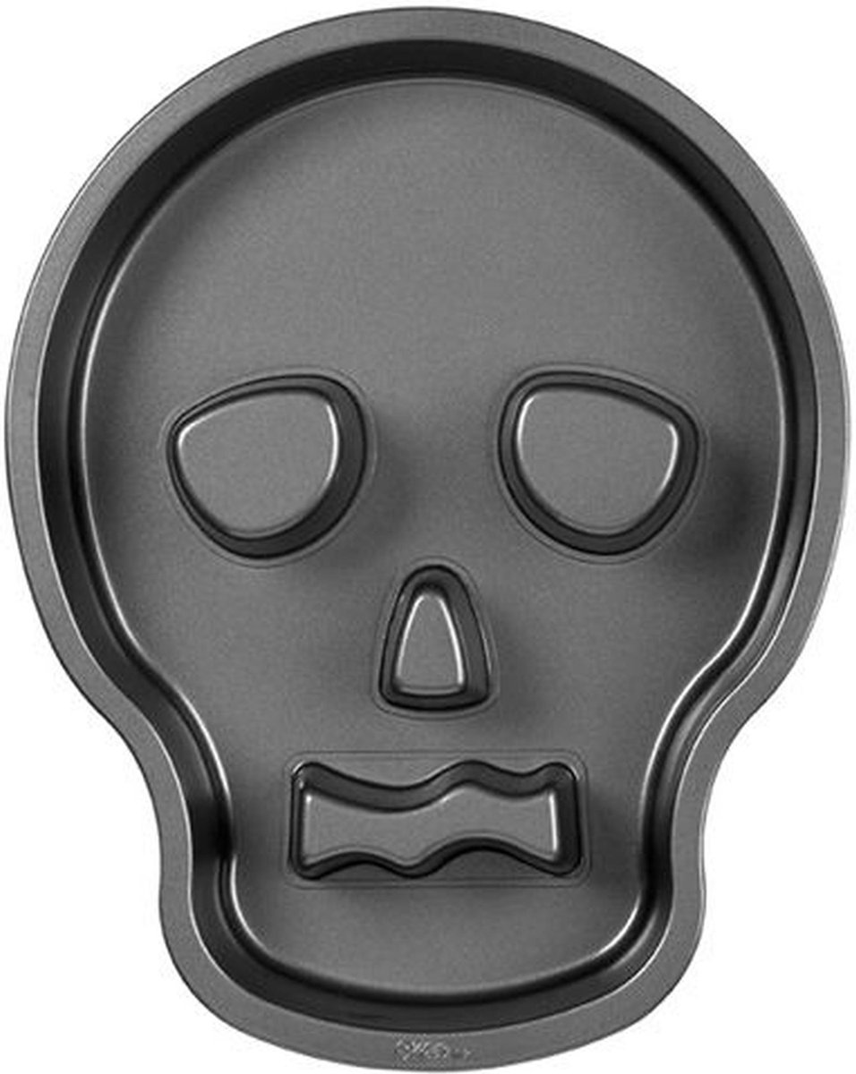 Wilton - Bakvorm - Halloween - Doodshoofd - 24x30cm