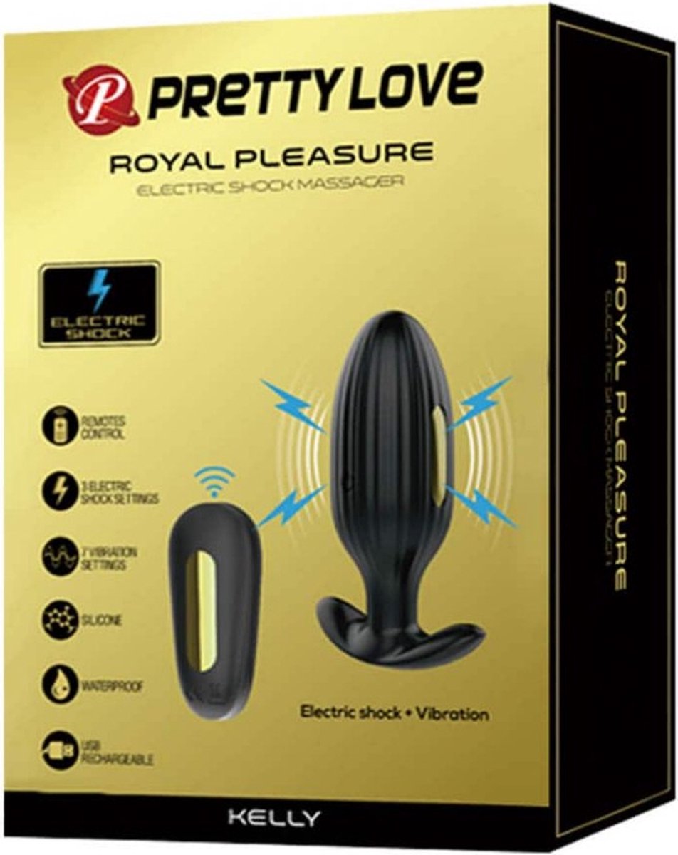 Royal Pleasure Butt Plug with Electro Stimulation USB