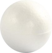styropor-model Ballen 7 cm wit 5 stuks