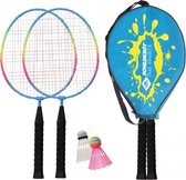badmintonset 4-delig blauw