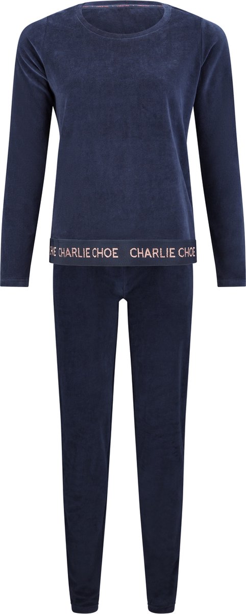 Charlie Choe Velours Lounge Set Dames F41116-38 - Meerkleurig Fire Dames - XS