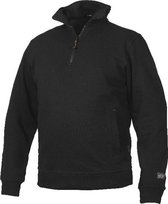 BK Carpenter Ace zipsweater zwart