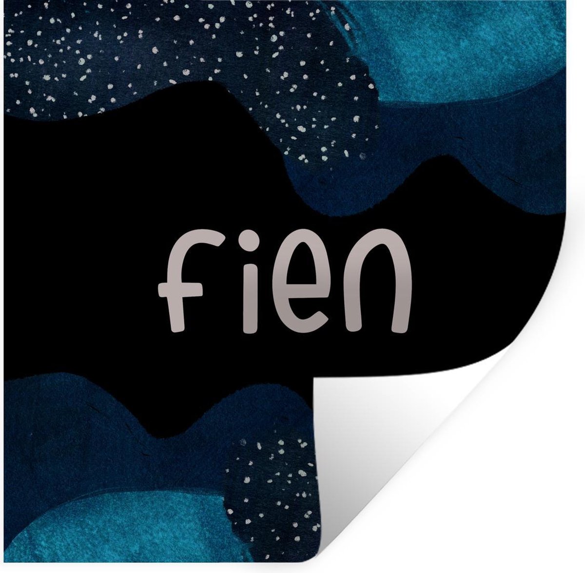 Muurstickers - Sticker Folie - Fien - Pastel - Meisje - 30x30 cm - Plakfolie - Muursticker