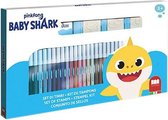 stempelset Baby Shark junior 43 cm 41-delig